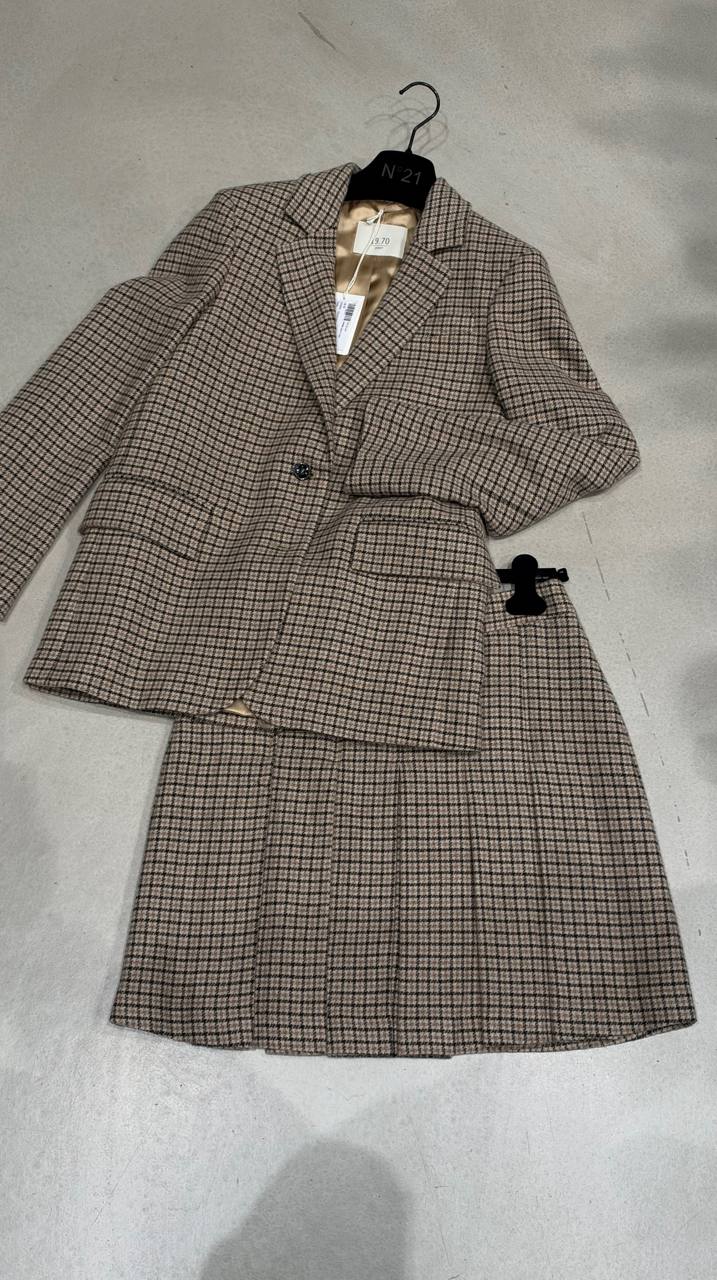 Юбка мини в клетку MaxMara