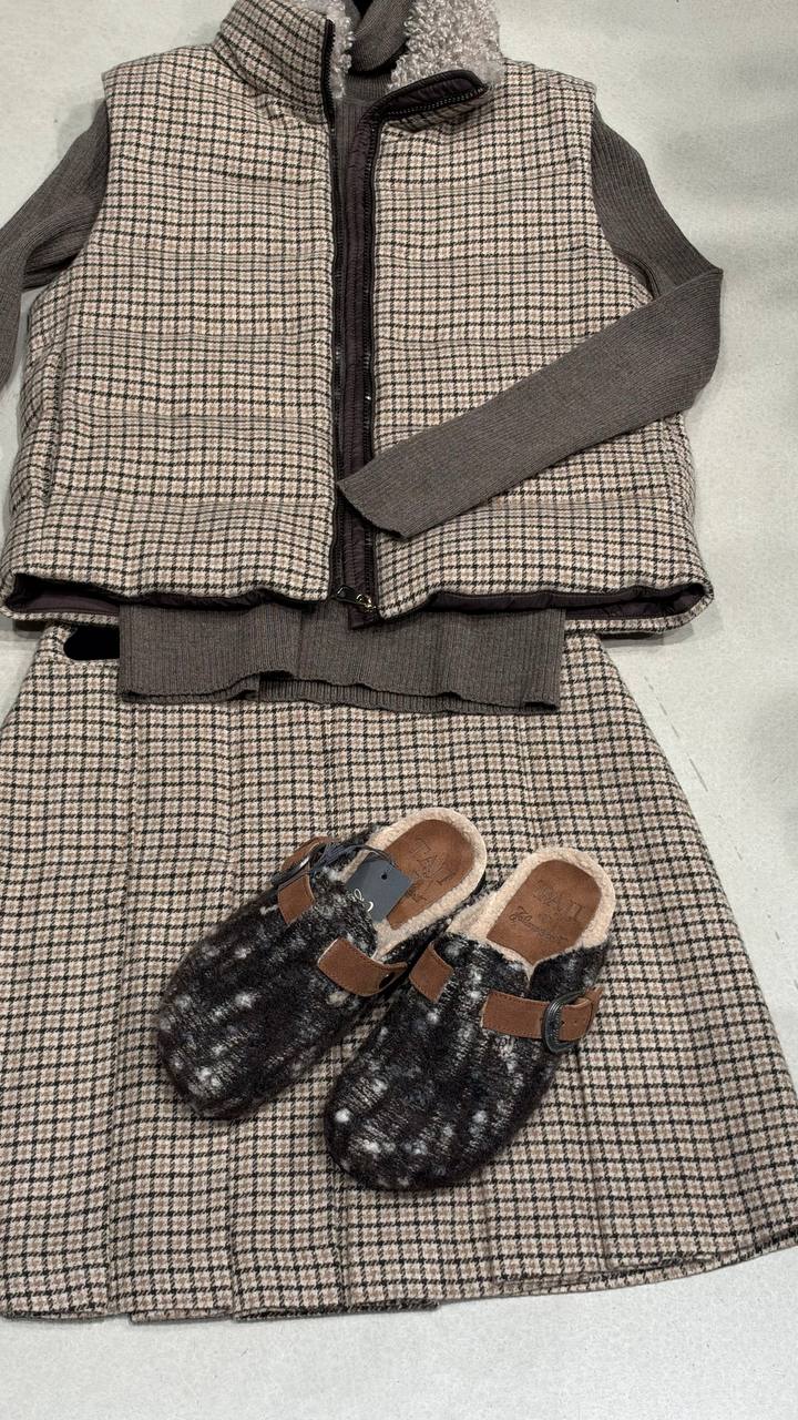 Юбка мини в клетку MaxMara