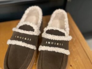 Лоферы замшевые Inuikii MaxMara — фото 1 Лоферы замшевые Inuikii MaxMara