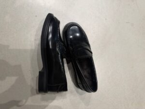 Кожаные лоферы на овчине MaxMara