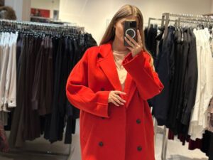 Полупальто двубортное Ginevra MaxMara
