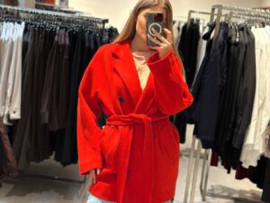 Полупальто двубортное Ginevra MaxMara