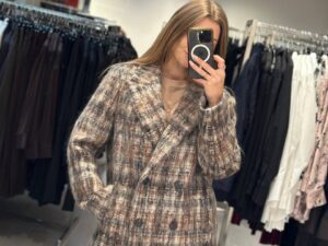 Полупальто двубортное Peserico MaxMara — фото 1 Полупальто двубортное Peserico MaxMara
