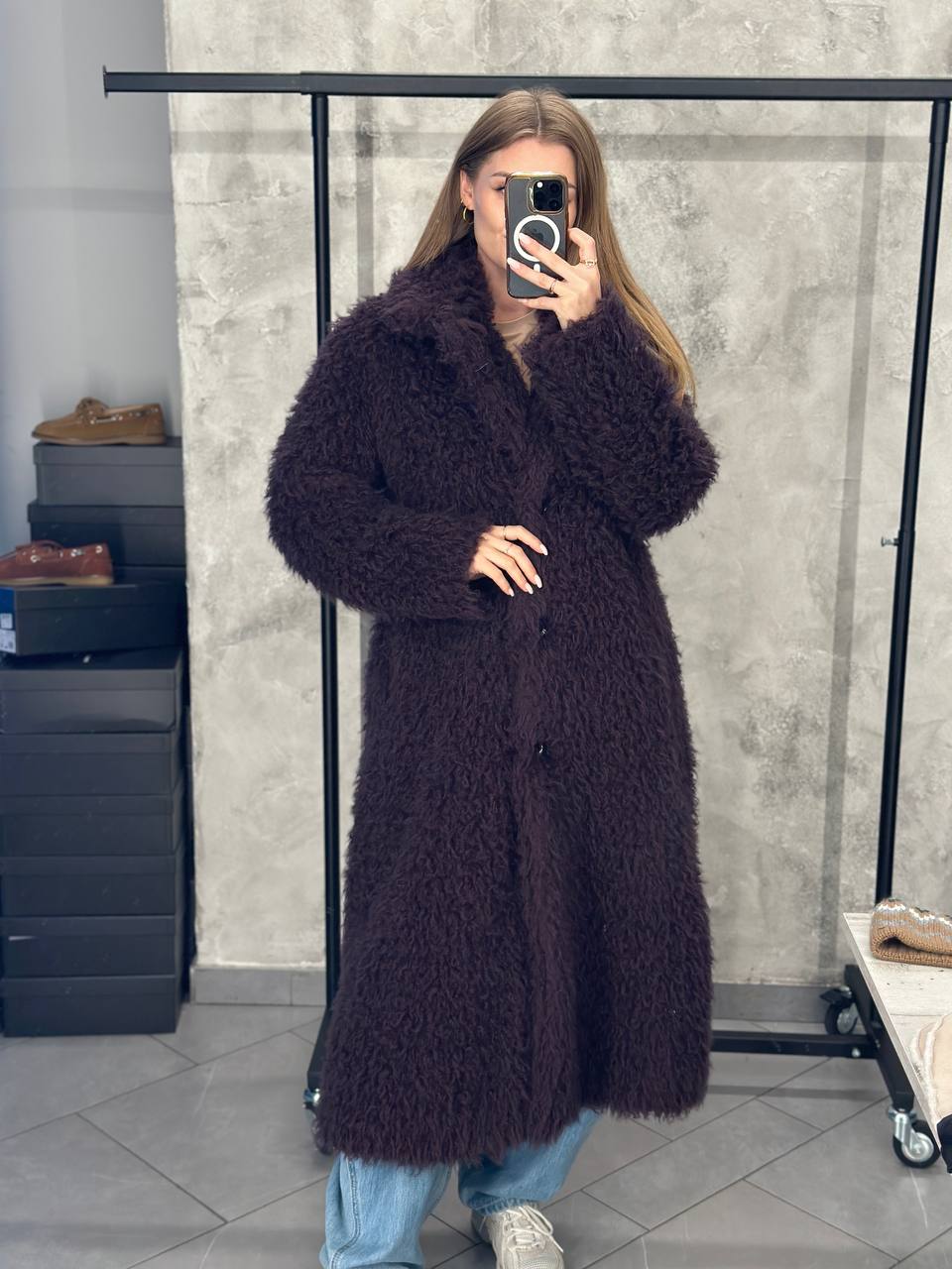 Пальто фактурное Diego M MaxMara