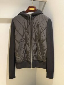 Комбинированная куртка с капюшоном MaxMara