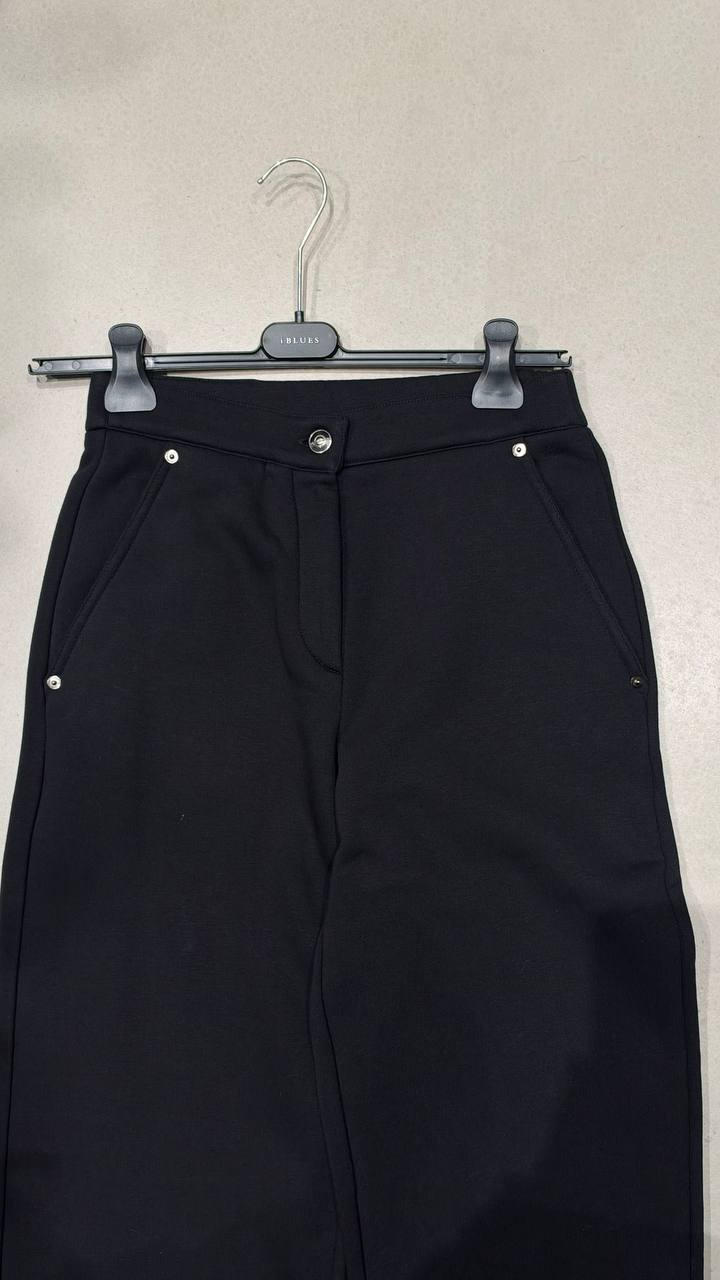 Брюки женские черные прямые MaxMara