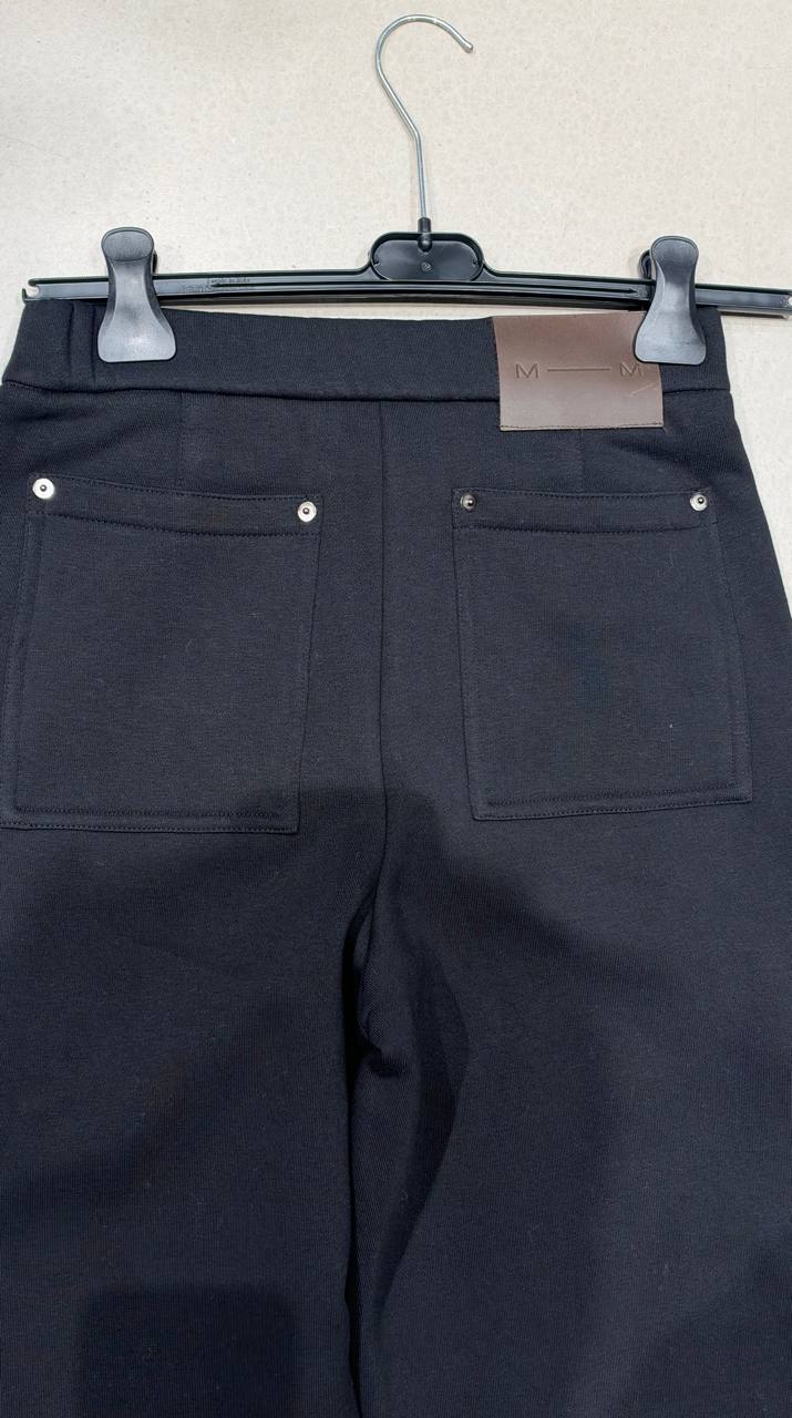 Брюки женские черные прямые MaxMara
