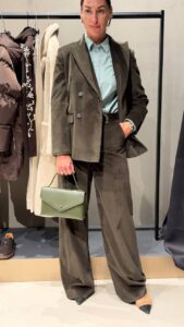 Жакет вельветовый двубортный MaxMara