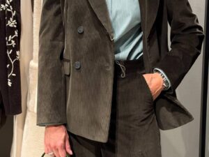 Жакет вельветовый двубортный MaxMara