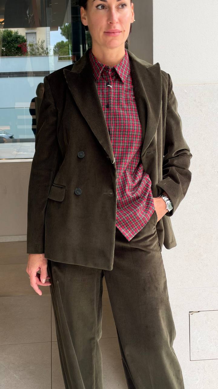 Рубашка в клетку Marella MaxMara