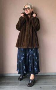 Шуба женская из эко-меха MaxMara