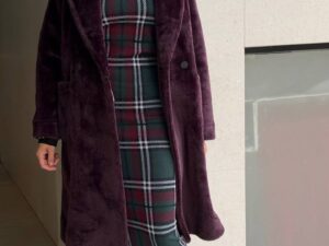 Пальто из экомеха MaxMara