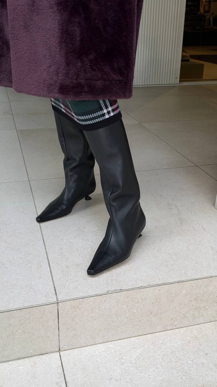 Пальто из экомеха MaxMara