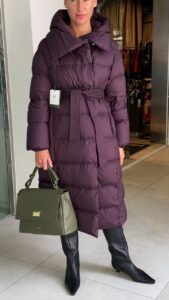 Пуховик женский длинный Marella MaxMara