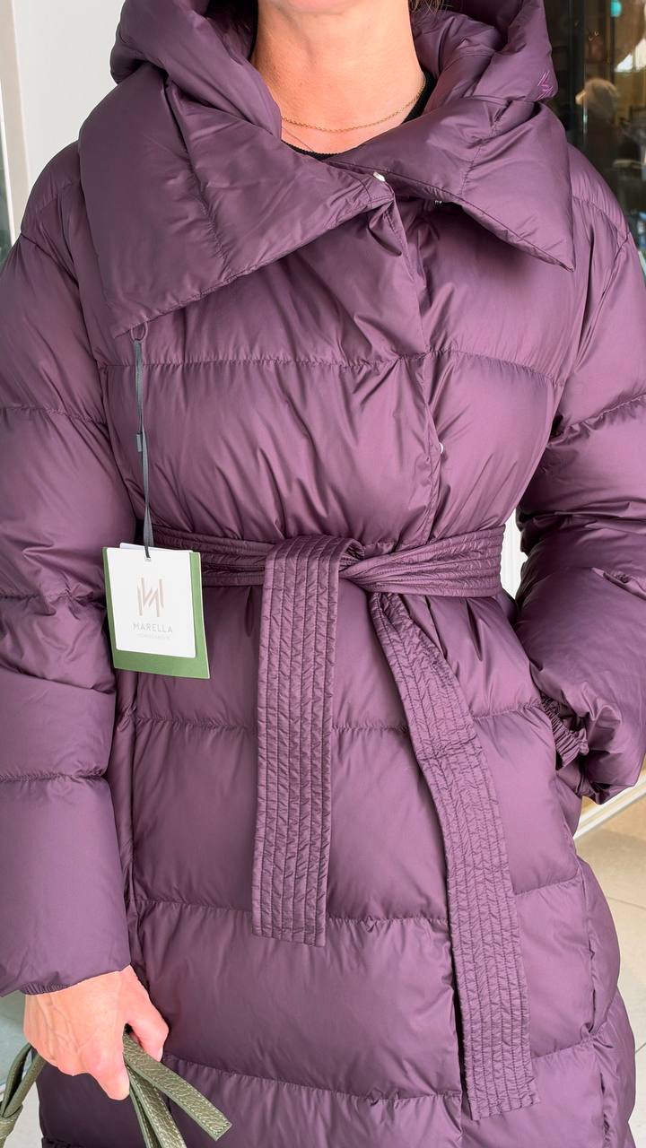 Пуховик женский длинный Marella MaxMara