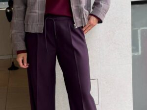 Жакет-бомбер в клетку Marella MaxMara