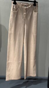 Джинсы женские широкие бежевые MaxMara