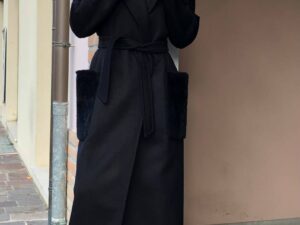 Пальто женское с поясом MaxMara