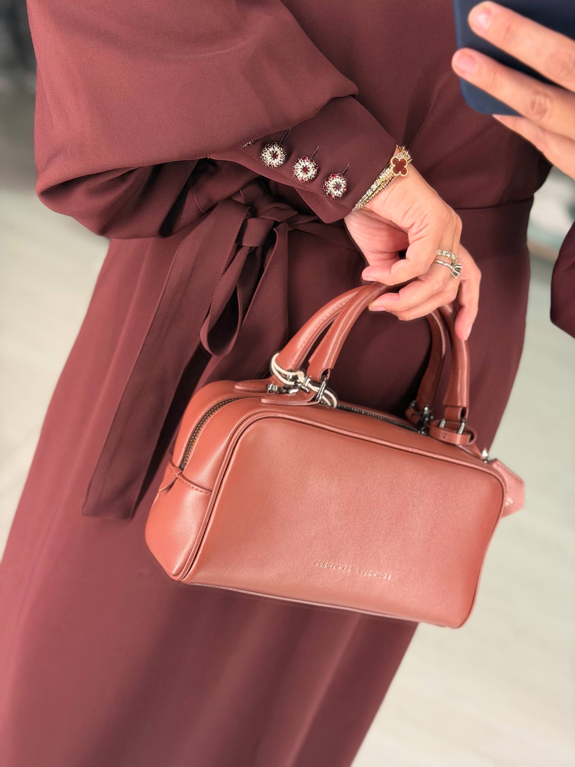 Платье макси винного оттенка MaxMara