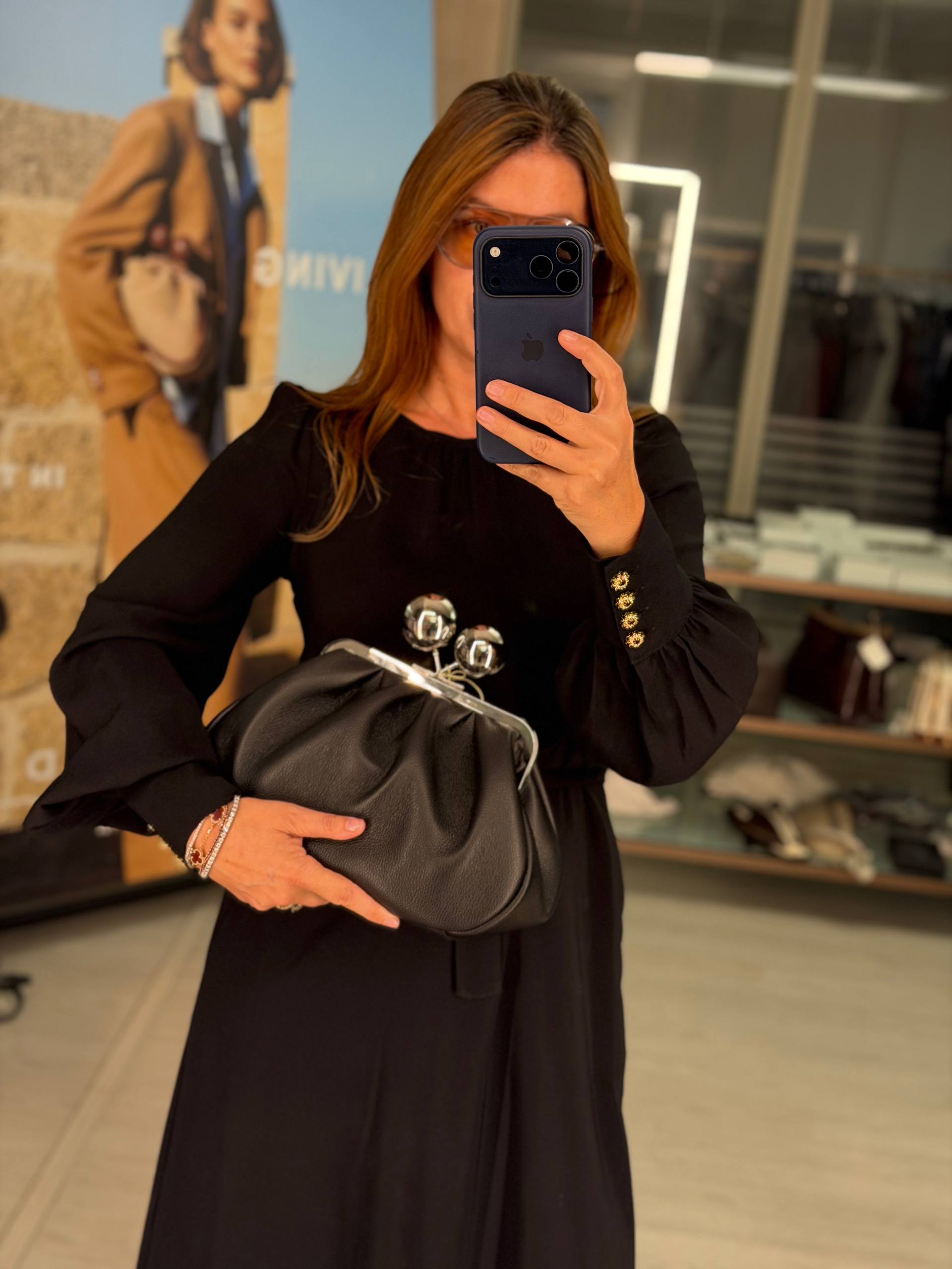 Платье макси с акцентными MaxMara