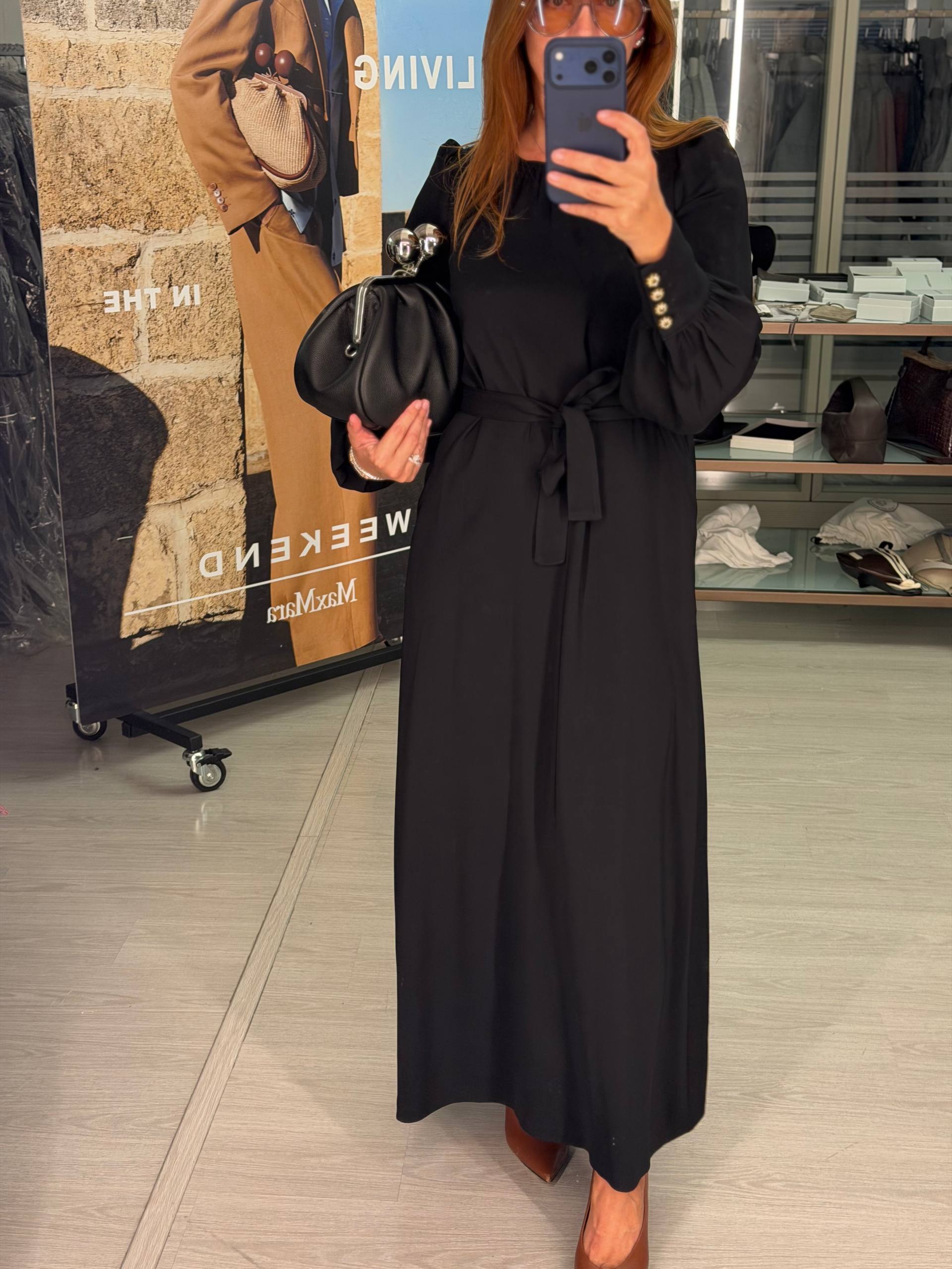 Платье макси с акцентными MaxMara