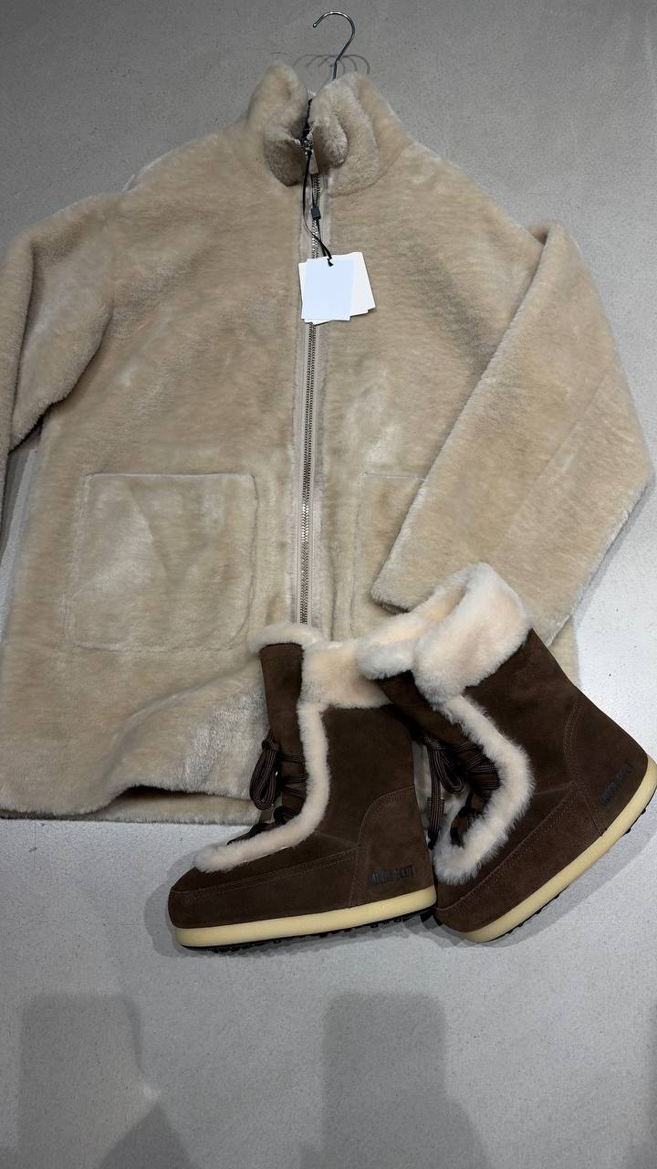 Сапоги зимние замшевые с MaxMara