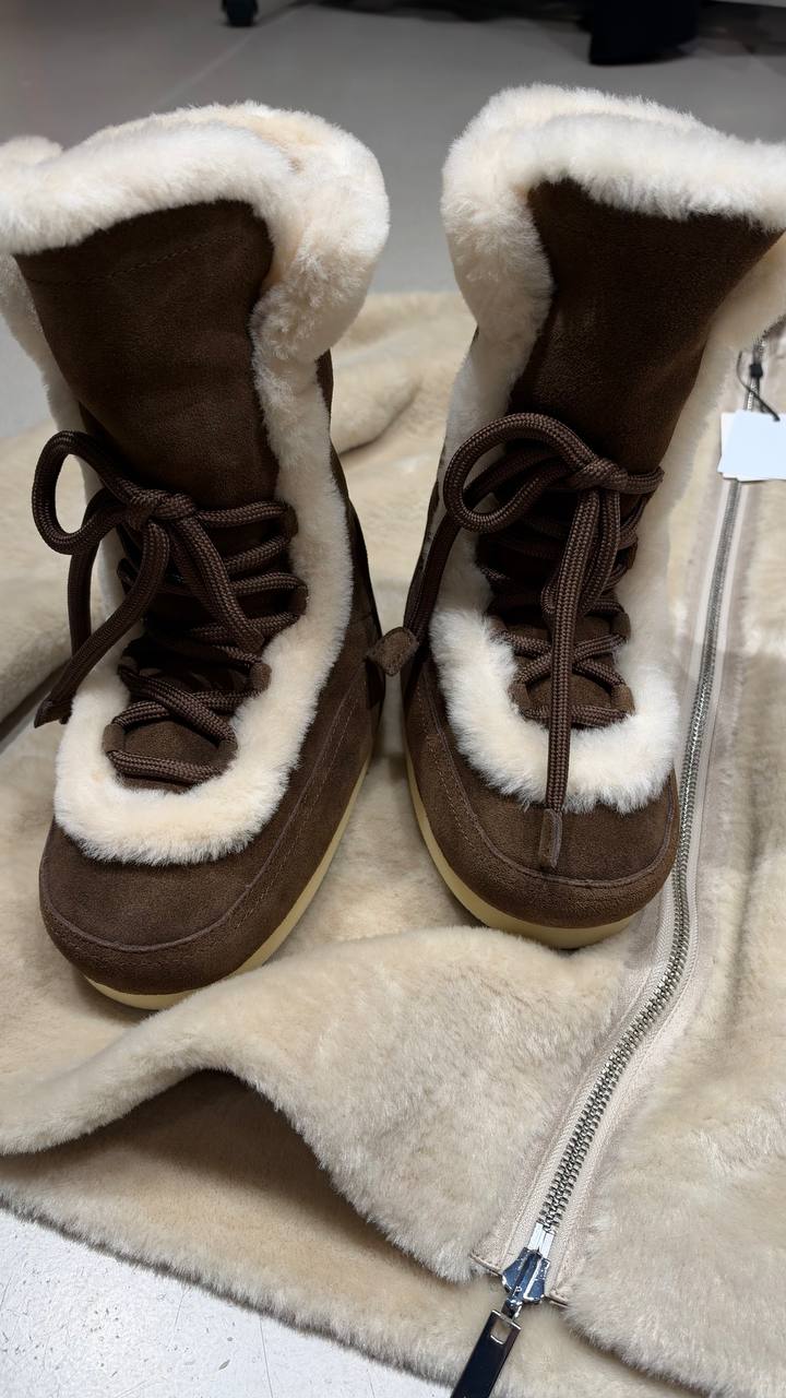 Сапоги зимние замшевые с MaxMara
