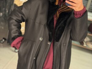 Дубленка женская длинная MaxMara