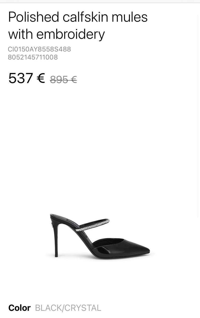Мюли Dolce Gabbana Dolce &