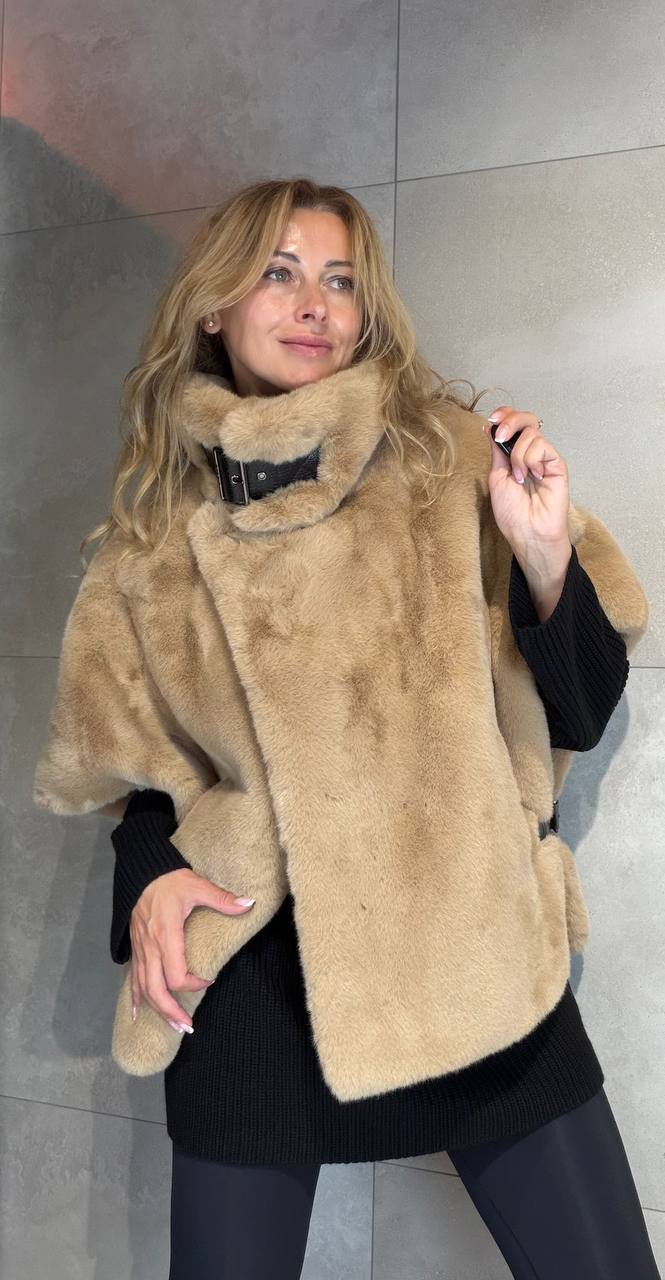 Кейп из экомеха Pinko