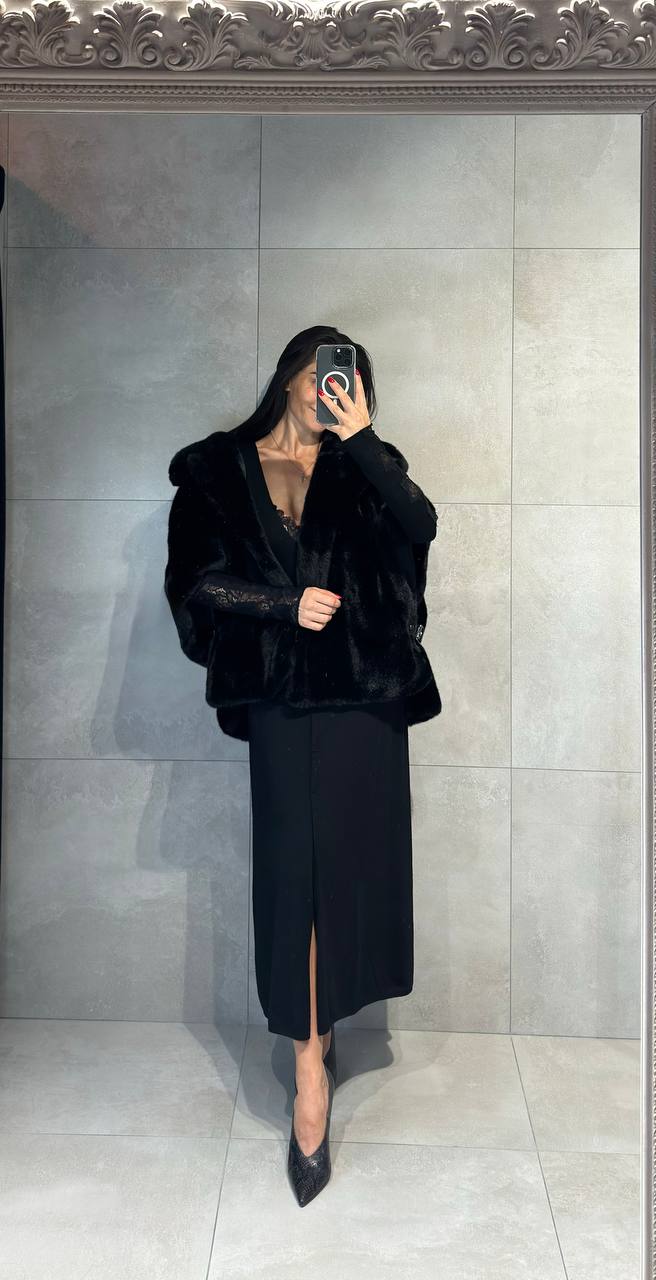 Меховой кейп Pinko