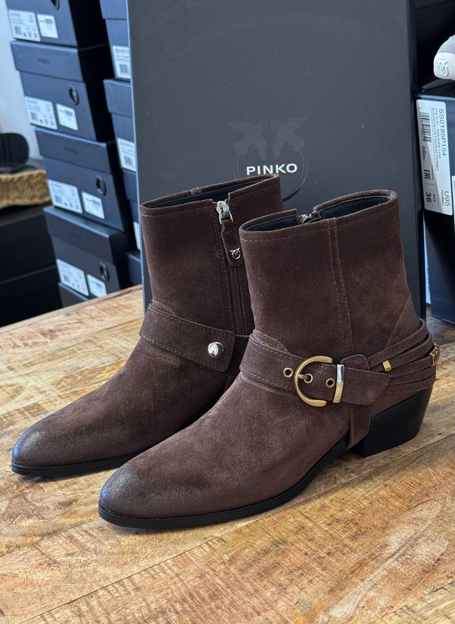 Ботильоны замшевые Pinko Jane PINKO_TEMP