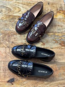 Кожаные лоферы PINKO