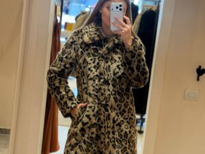 Пальто из экомеха TWINSET TWINSET