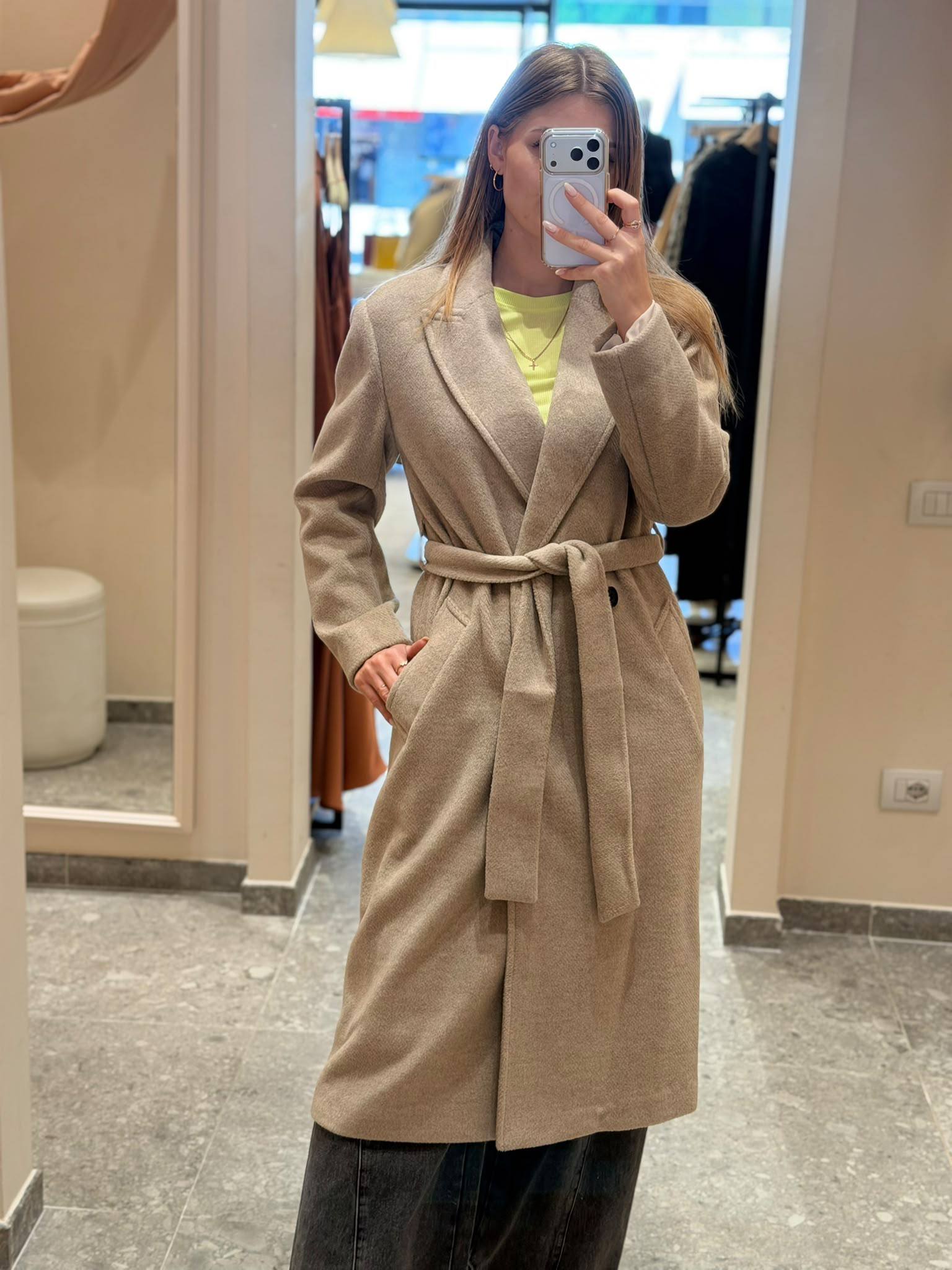 Пальто с поясом Twinset TWINSET