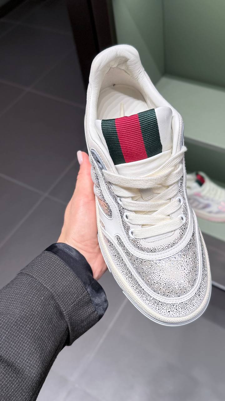 Кроссовки Gucci с глиттером